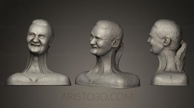 Busts and bas-reliefs of famous people (BUSTC_0525) 3D model for CNC machine